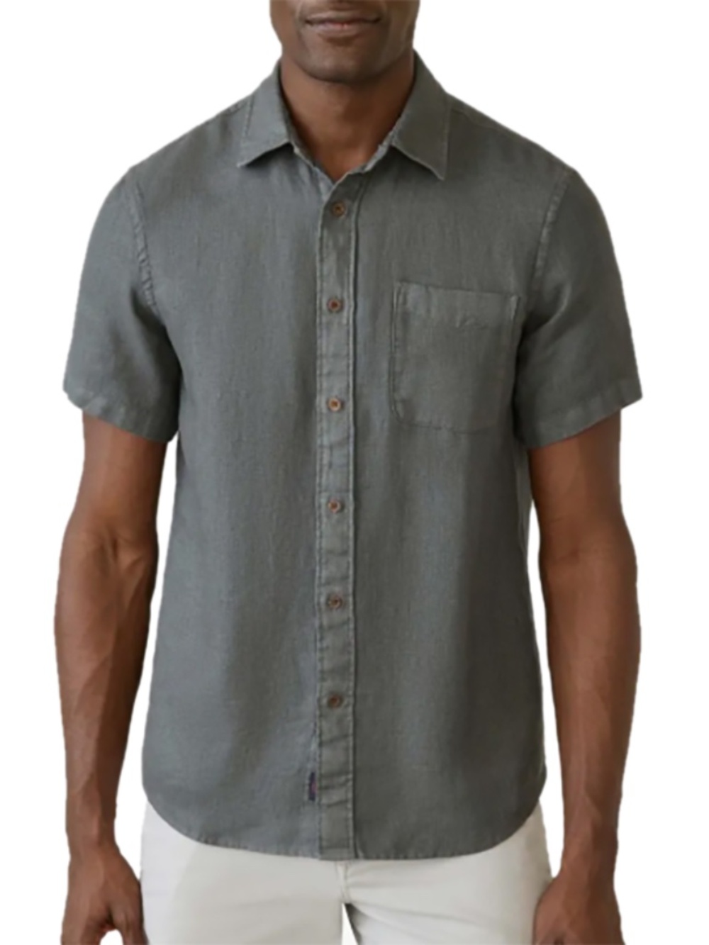 Faherty Short Sleeve Palma Linen Shirt - NWOT